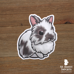 Broken tort lionhead sticker