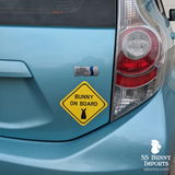 Bunnies on board magnet