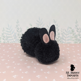 Black pom pom bunny