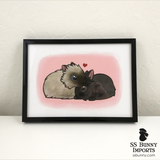 Additional prints with a digital artwork commission