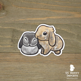 Additional 4x 3" magnets with a digital artwork commission