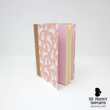 Pink bunny with bow blank journal