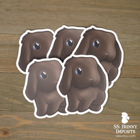 Additional 5x 3" stickers with a digital artwork commission