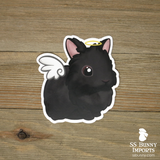 Custom 5x lionhead rabbit vinyl stickers