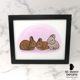 Additional prints with a digital artwork commission