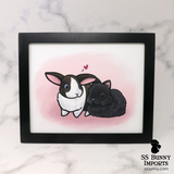 10x8 Petunia & Pouf print