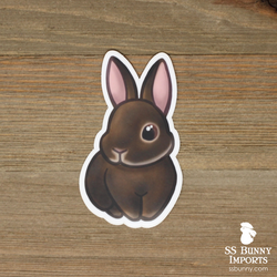 Agouti rabbit sticker
