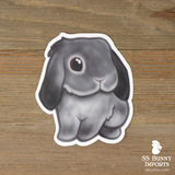 Custom 5x lop rabbit vinyl stickers