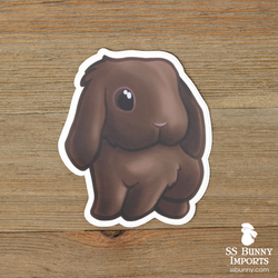 Chocolate lop sticker