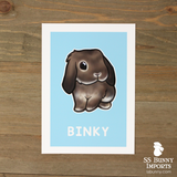 Single lop rabbit print - customized color