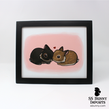 10x8 Sesame & Mochi print