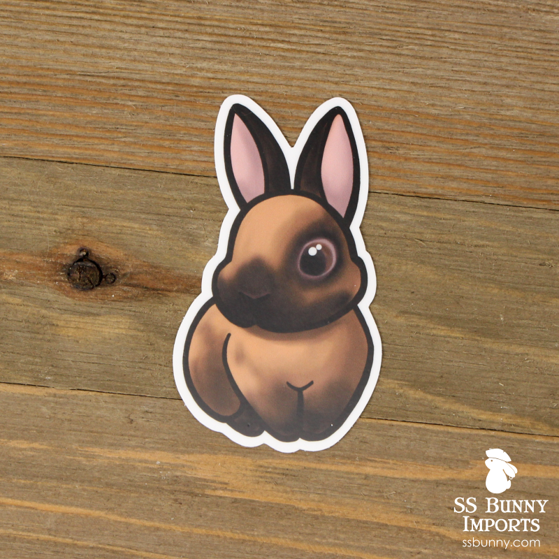 Rabbit Stickerᕱᘏ ゛専用 Cinnamon rabbit sticker – SS Bunny Imports