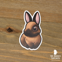 Cinnamon rabbit sticker