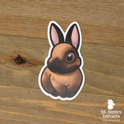 Cinnamon rabbit sticker