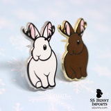 Jackalope hard enamel pin