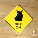 Lionhead Bunny Zone sign