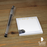 Sleeping black tort lop rabbit 3x3 notepad (50 sheets)