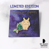 Capricorn bunny horoscope hard enamel pin