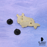 Capricorn bunny horoscope hard enamel pin