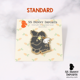 Virgo bunny horoscope hard enamel pin
