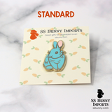 Pisces bunny horoscope hard enamel pin