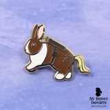 Sagittarius bunny horoscope hard enamel pin