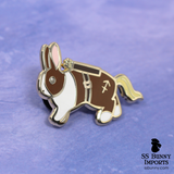 Sagittarius bunny horoscope hard enamel pin