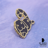 Scorpio bunny horoscope hard enamel pin