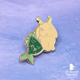 Capricorn bunny horoscope hard enamel pin