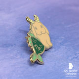 Capricorn bunny horoscope hard enamel pin