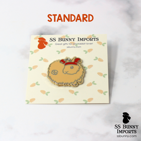 Cancer bunny horoscope hard enamel pin