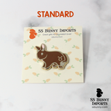 Taurus bunny horoscope hard enamel pin