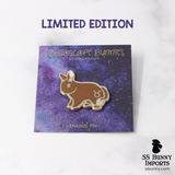Taurus bunny horoscope hard enamel pin