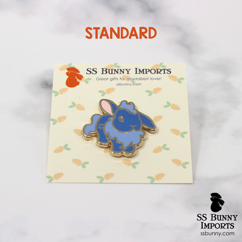 Aquarius bunny horoscope hard enamel pin