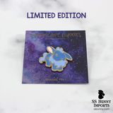 Aquarius bunny horoscope hard enamel pin