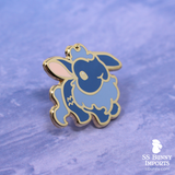 Aquarius bunny horoscope hard enamel pin