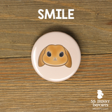 Lop bunny emote pinback buttons