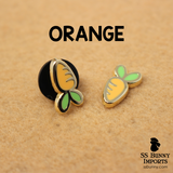 Mini carrot hard enamel pins