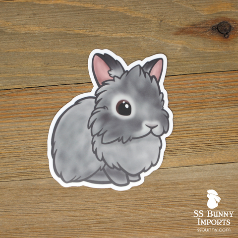 Chinchilla lionhead sticker
