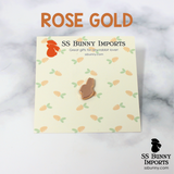 Mini rabbit silhouette enamel pin