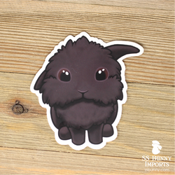 Seal half lionhead lop sticker