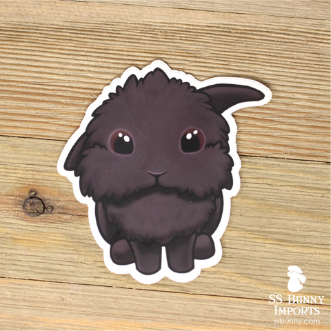 Seal half lionhead lop sticker