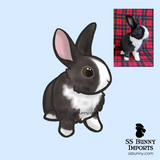 Chibi-style digital bunny artwork commission