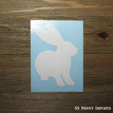 Flemish Giant silhouette decal