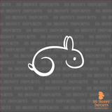 Simple bunny decal