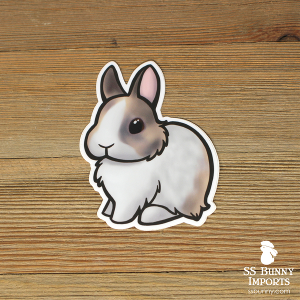 VM lilac agouti dwarf bunny sticker