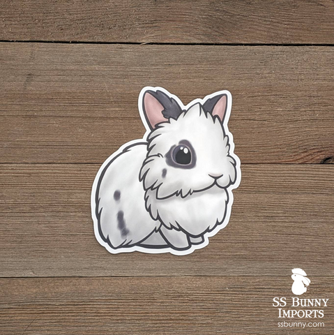 Charlie blue lionhead sticker