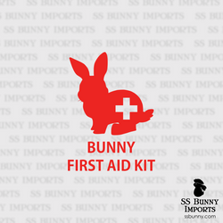 First aid kit rabbit decal