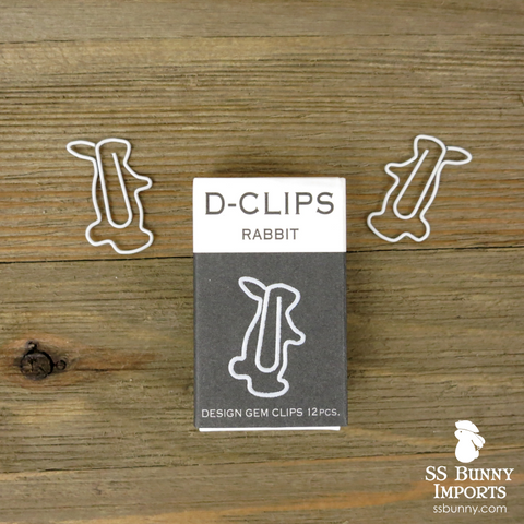 Rabbit D-Clips mini paper clips