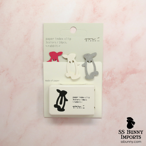 Rabbit paper index clips